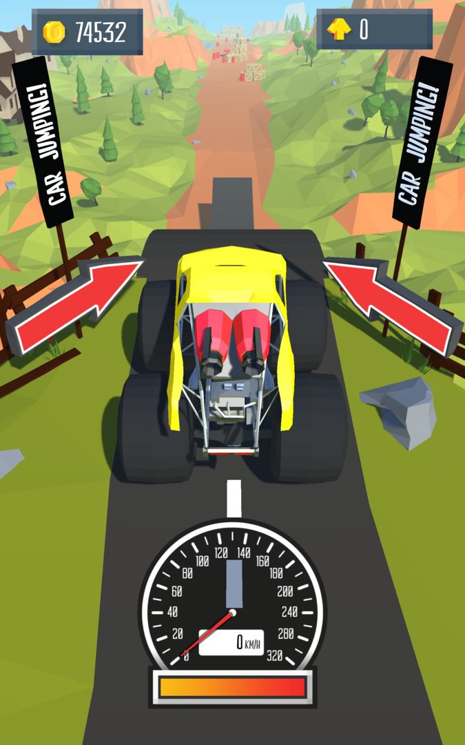 Screenshot of Destruction Car Jumping
