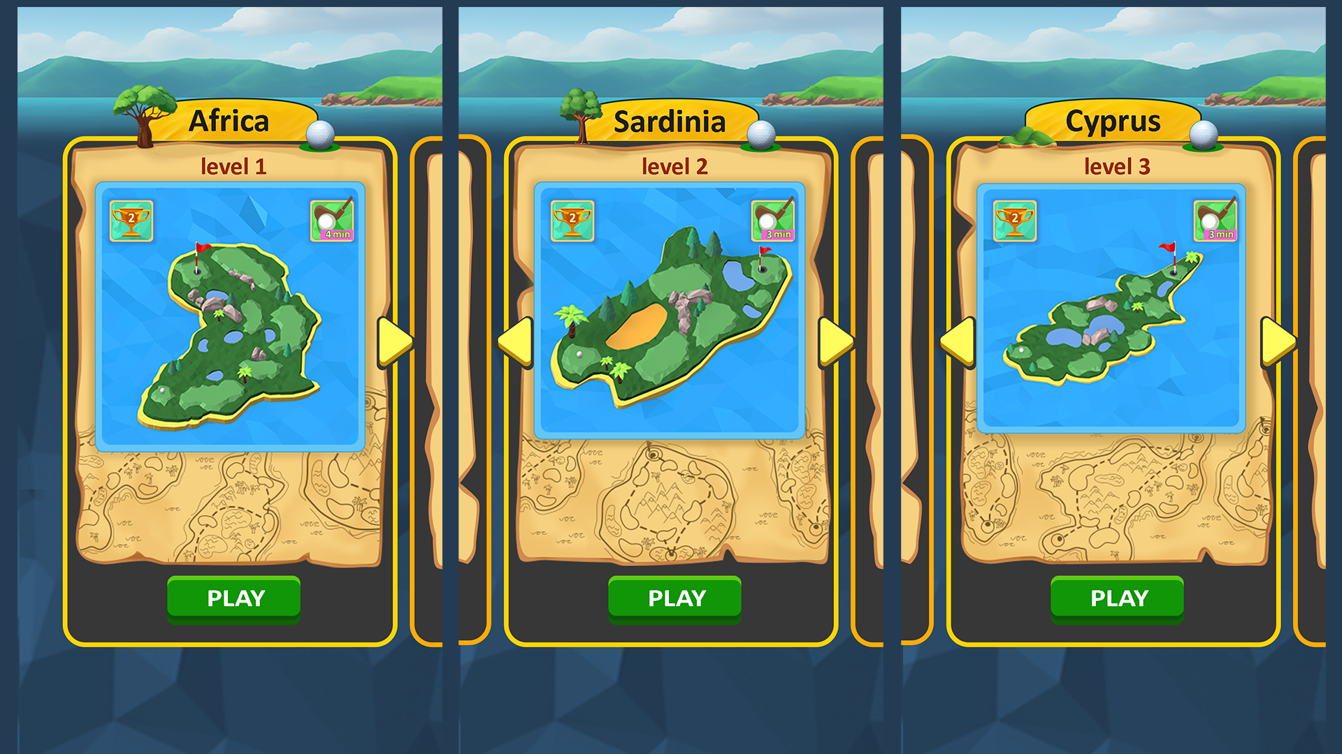 Golf Islands Game Screenshot