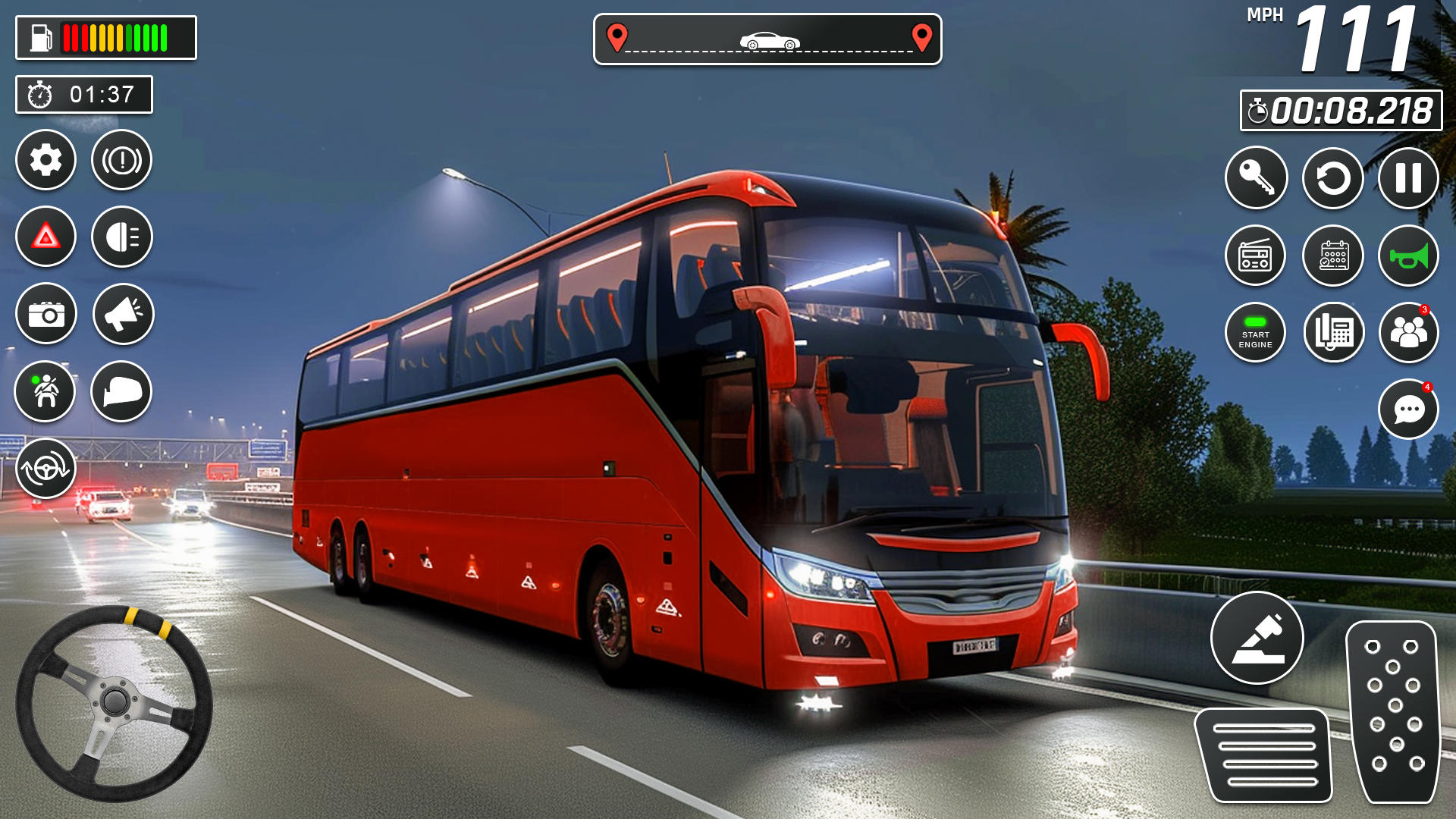 Bus Driving 3d: Bus Sim Games遊戲截圖