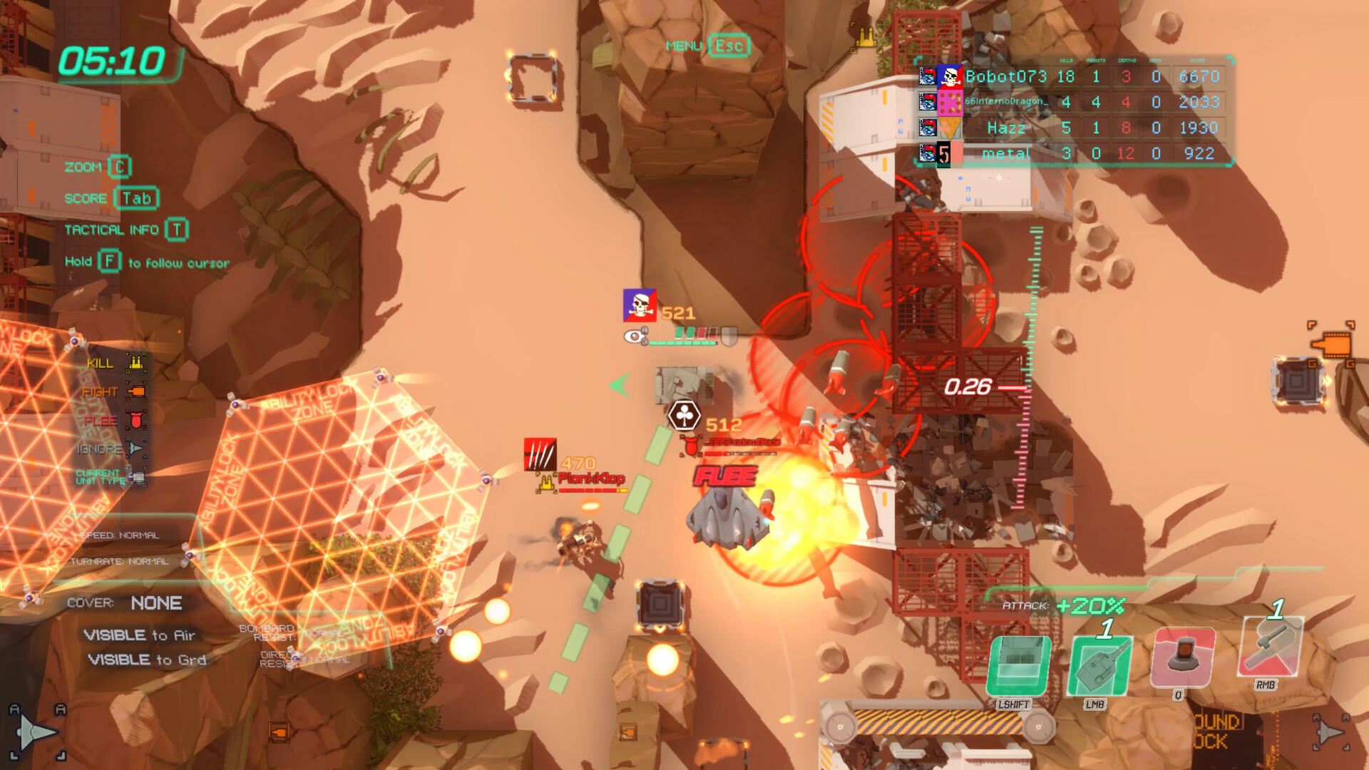 VERTICAL FIGHTERS Game Screenshot