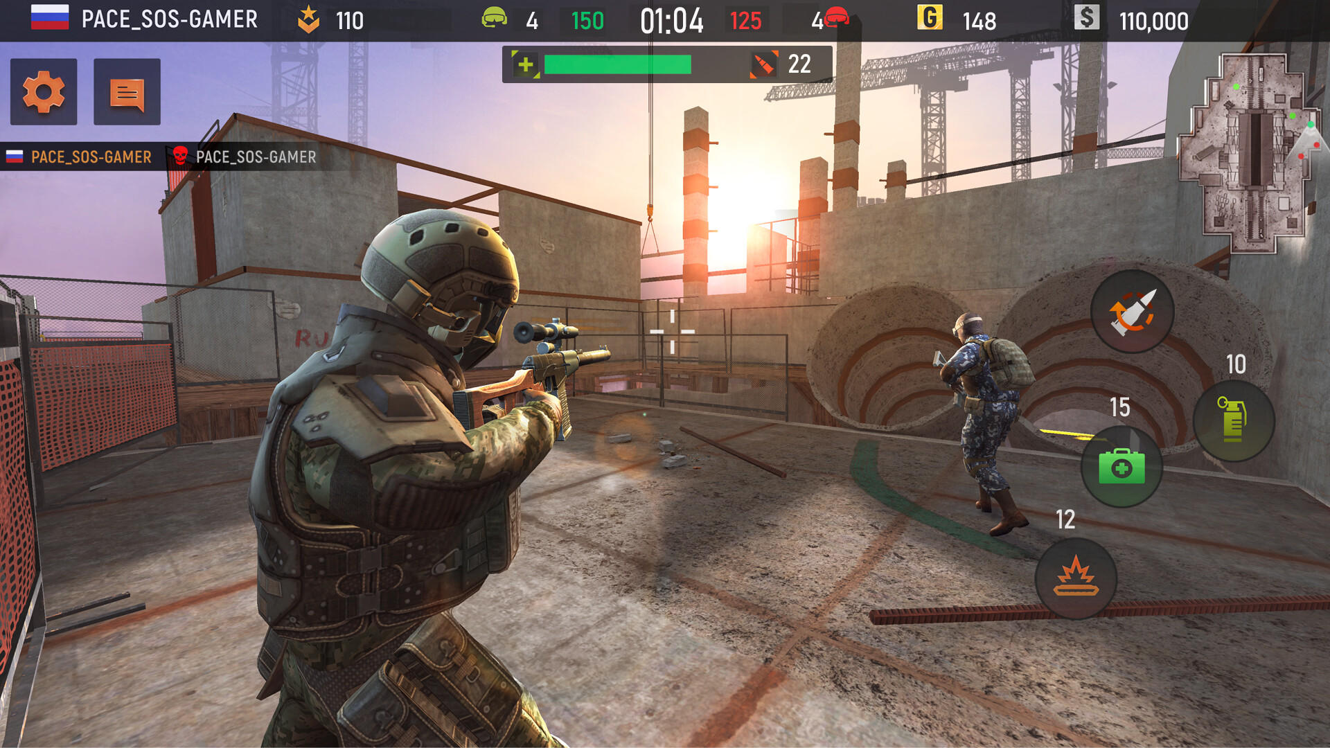 Striker Zone: 3D Online Shooter::Appstore for Android