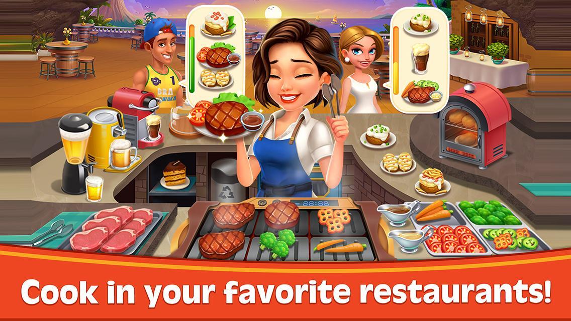 Cooking Rush - Chef's Fever Games 遊戲截圖