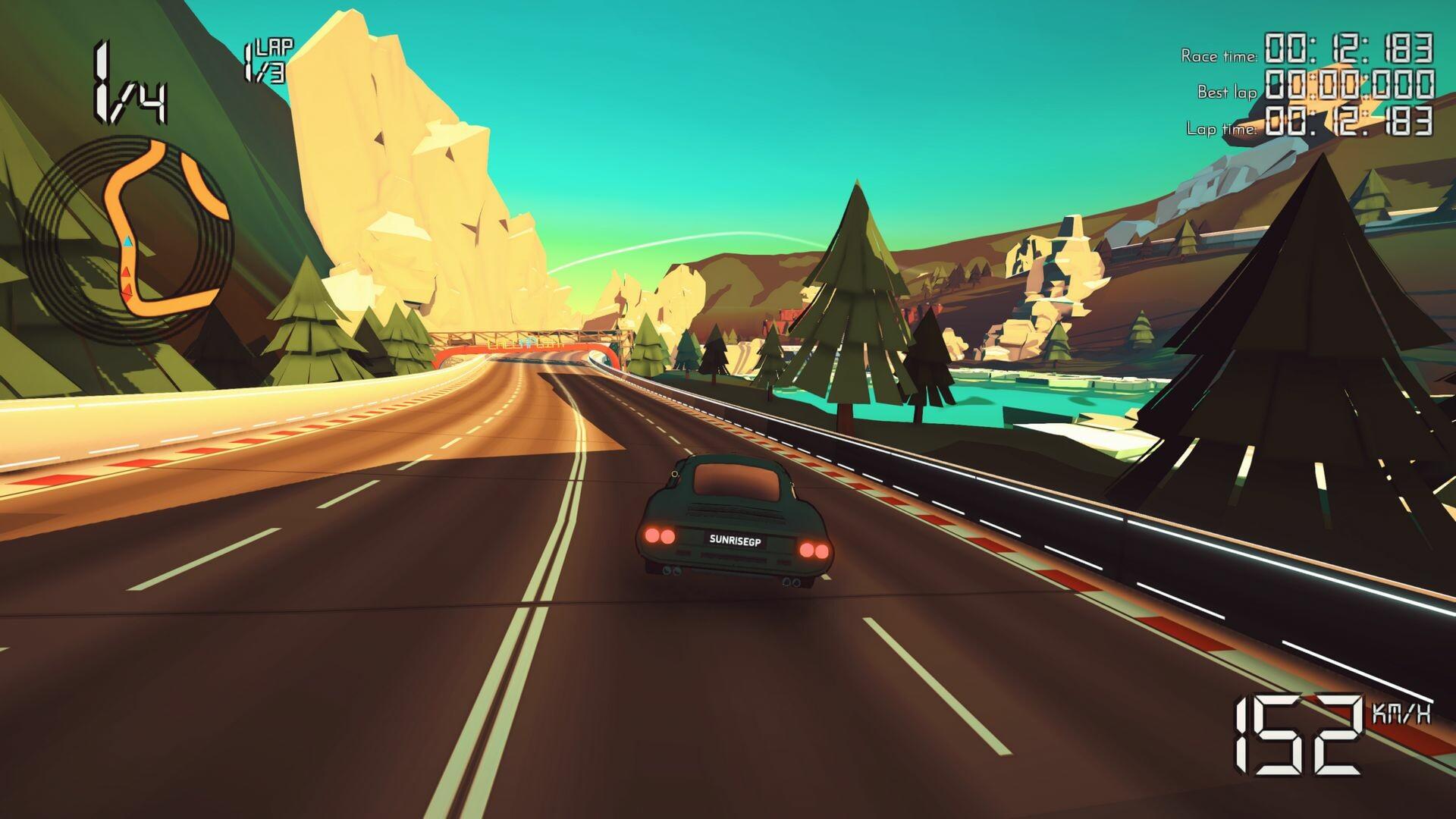 Sunrise GP screenshot game