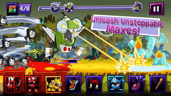 Mixels Rush - Use Mixes, Maxes and Murps to Outrun the Nixels 게임 스크린 샷