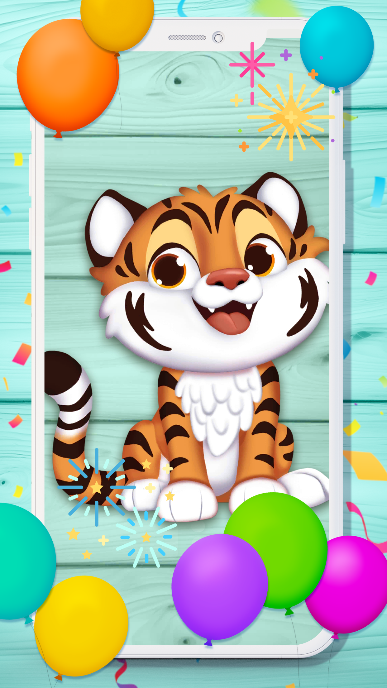 Baby Pop It - Animals Game Screenshot