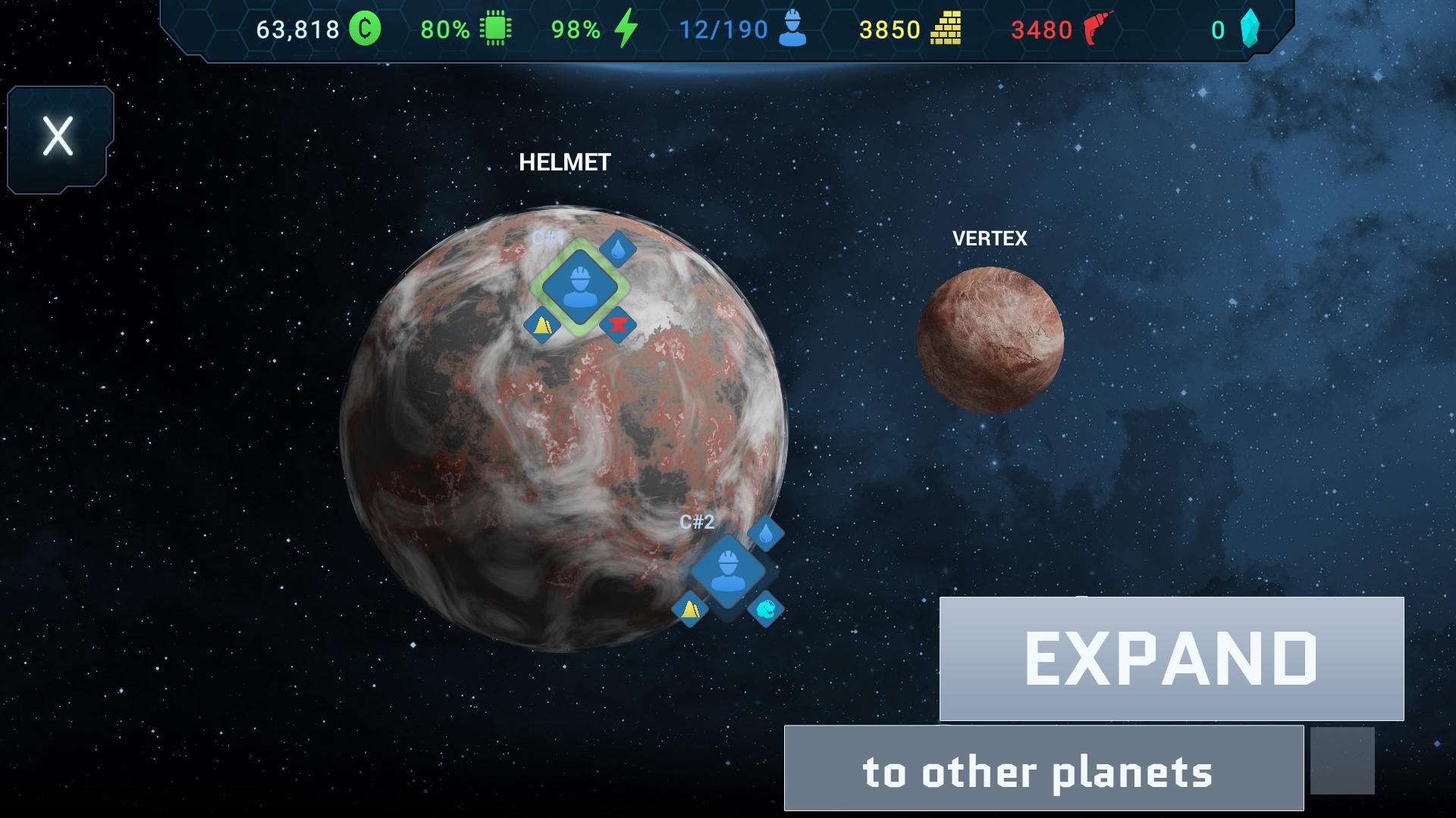 Screenshot 1 of Nova Colony - ผู้ตั้งถิ่นฐานในอวกาศ 1.0.20240406100