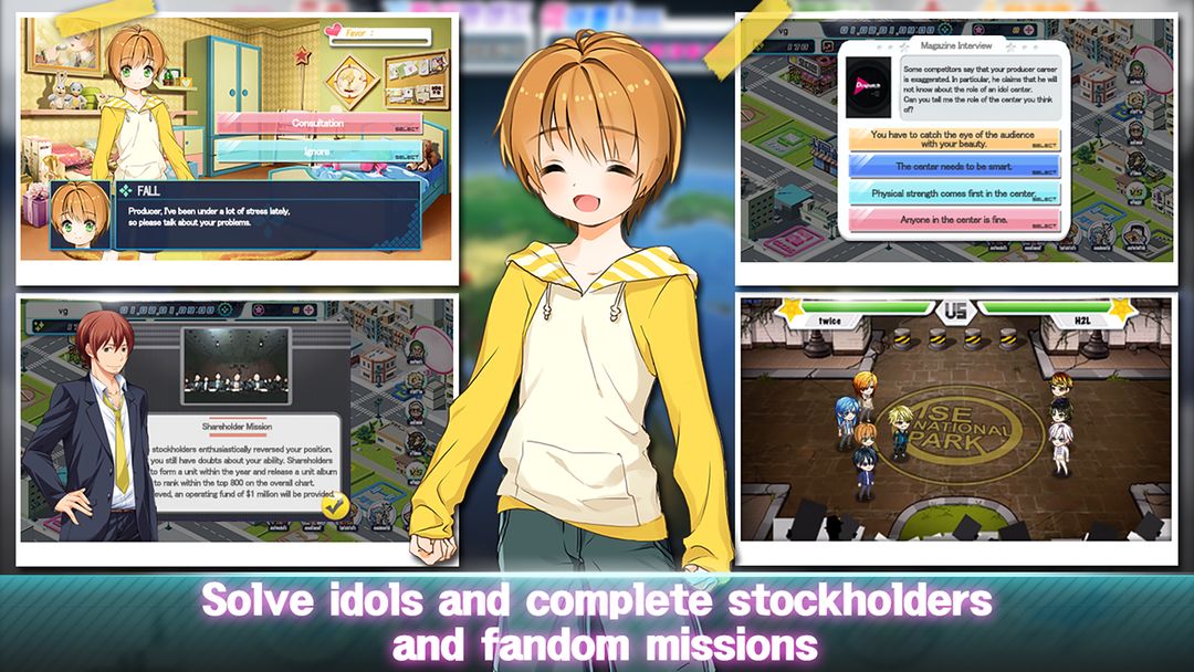 Kpop Love Idol Maker Manager screenshot game