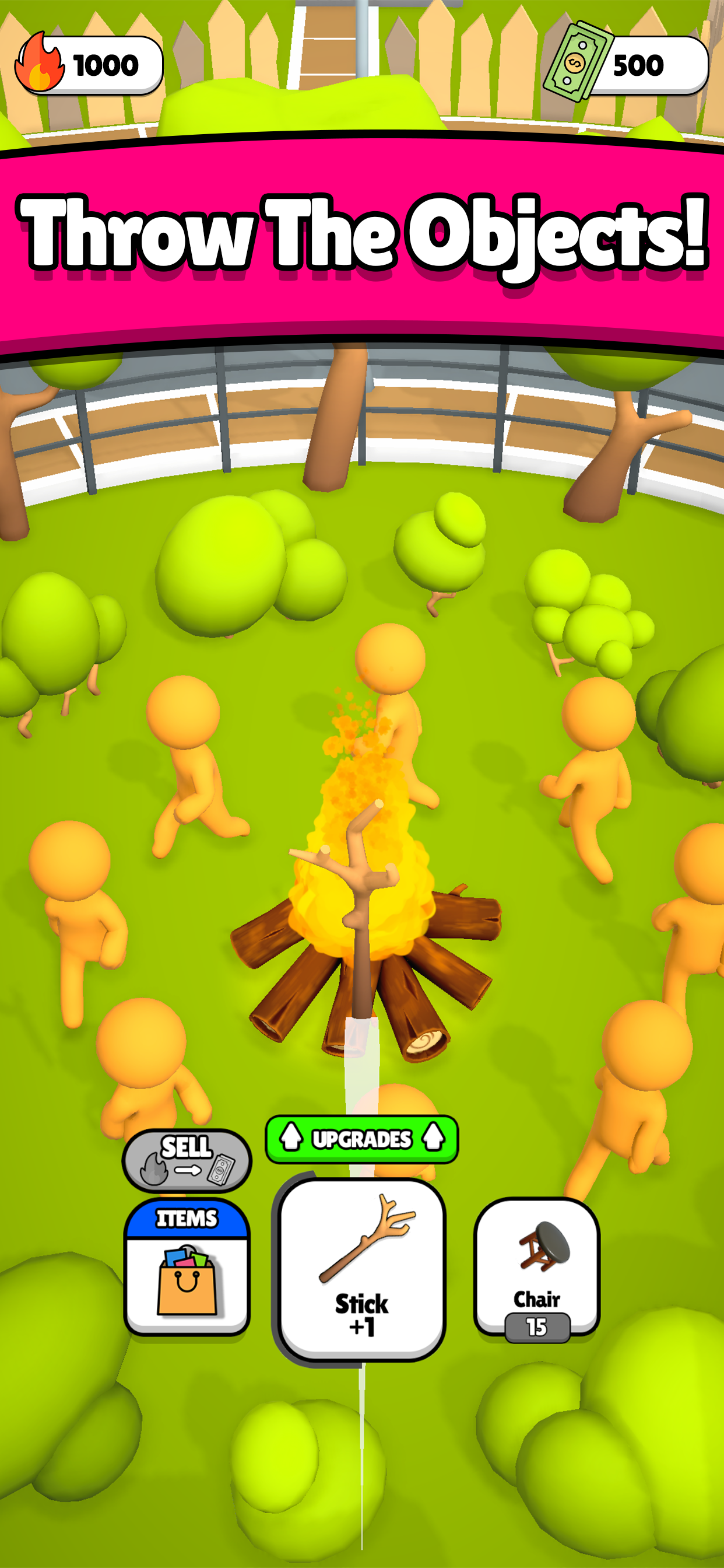 Burn It 3D Game Screenshot