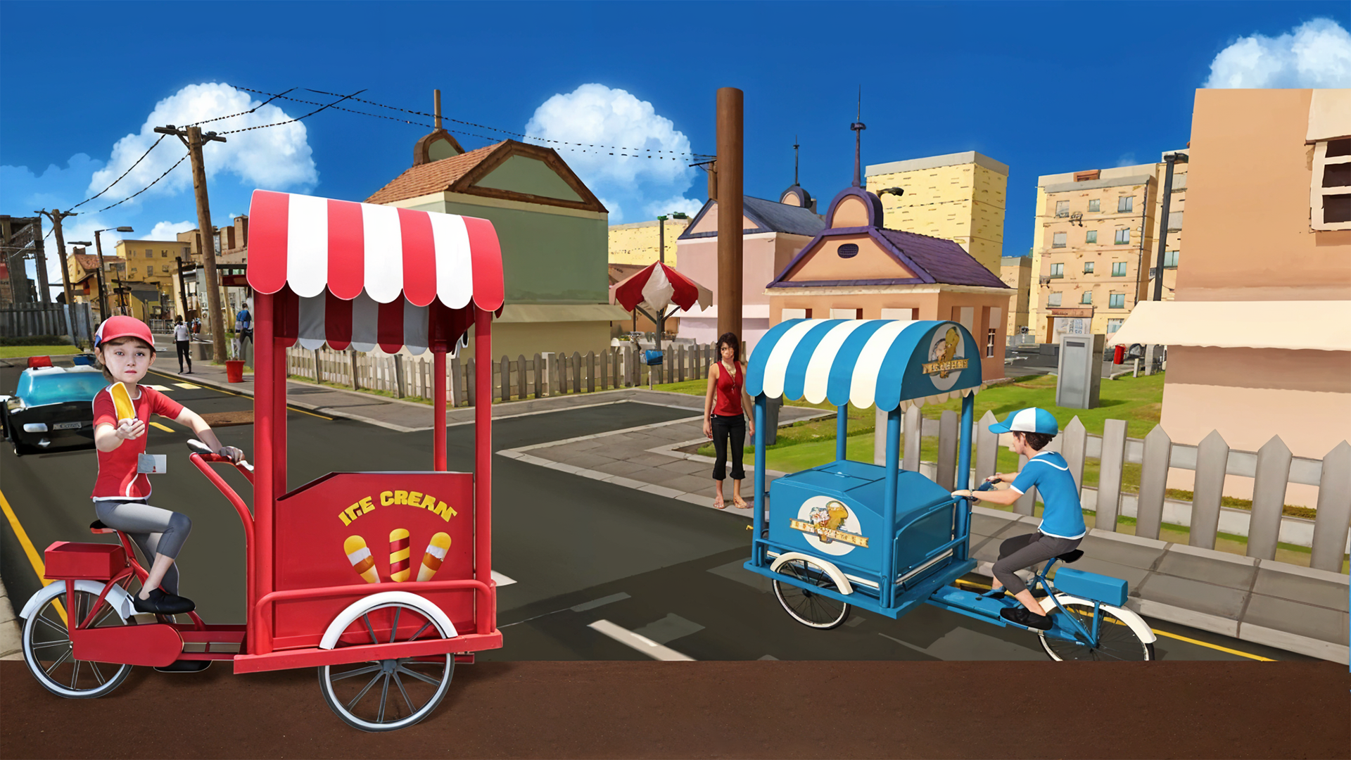 Beach Ice Cream Delivery 게임 스크린샷