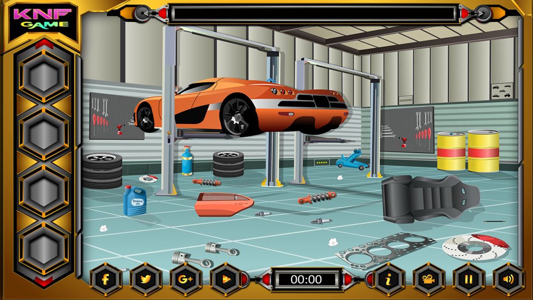 Escape Games - Car Workshop 게임 스크린 샷