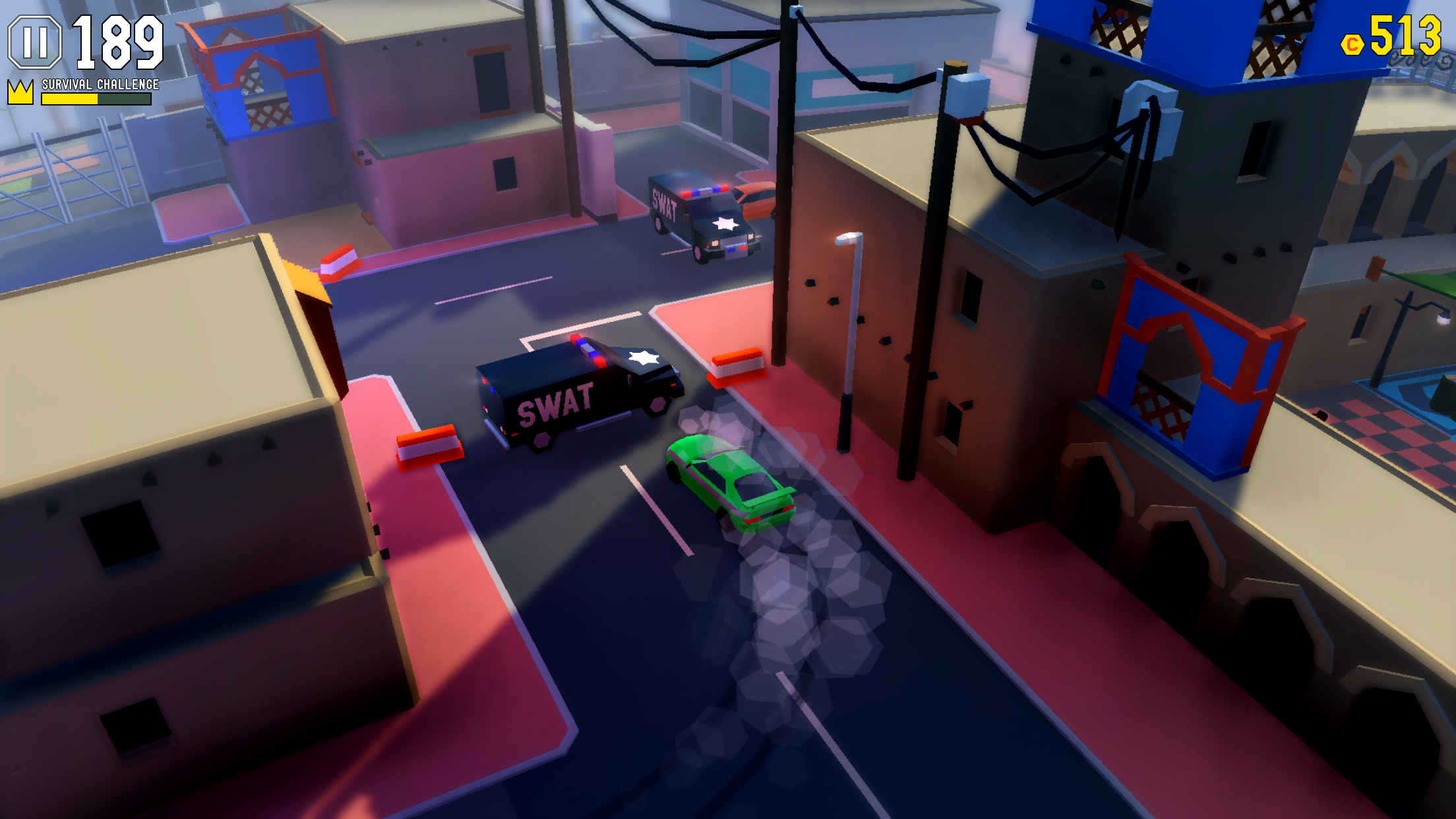 Reckless Getaway 2: Car Chase Game Screenshot