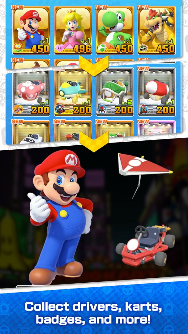 Mario Kart Tour ภาพหน้าจอเกม