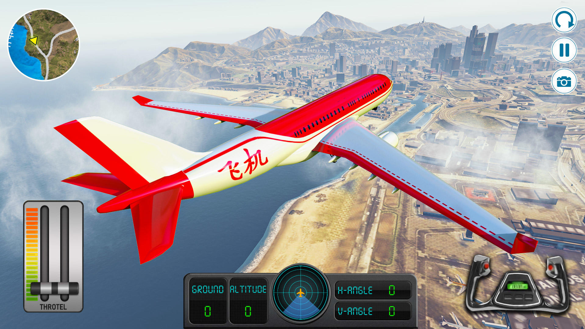 Flight Simulator airplane Games: Extreme Flying Plane simulator games  offline::Appstore for Android