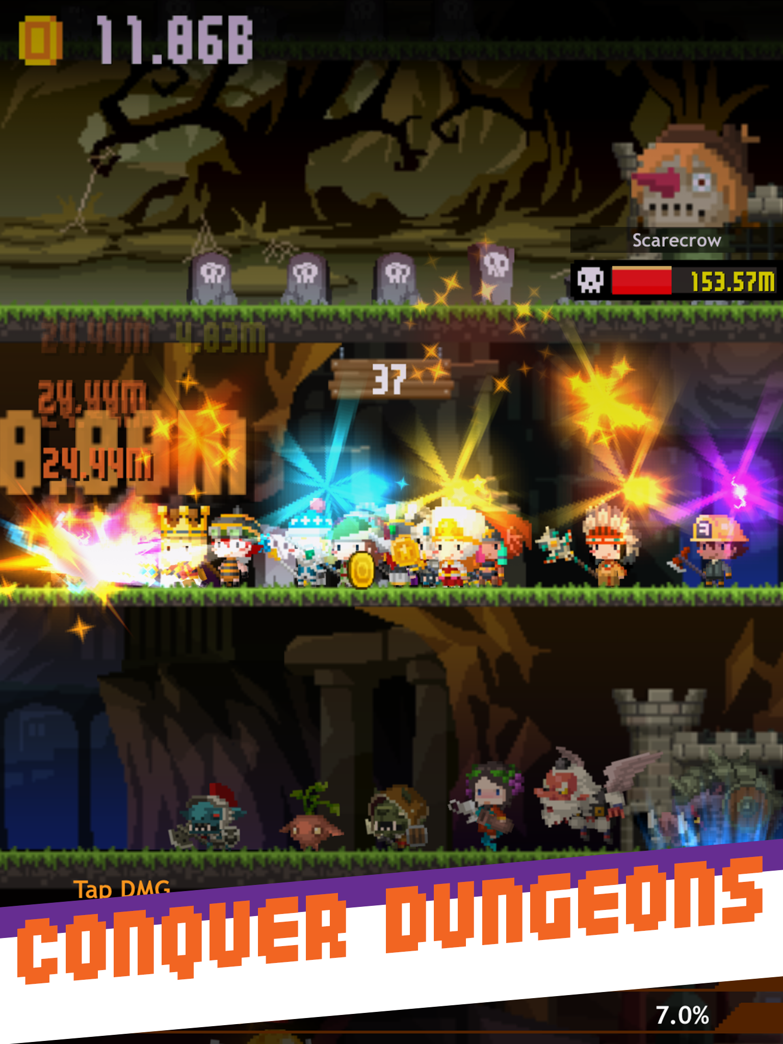 Скриншот игры Tap! Tap! Faraway Kingdom