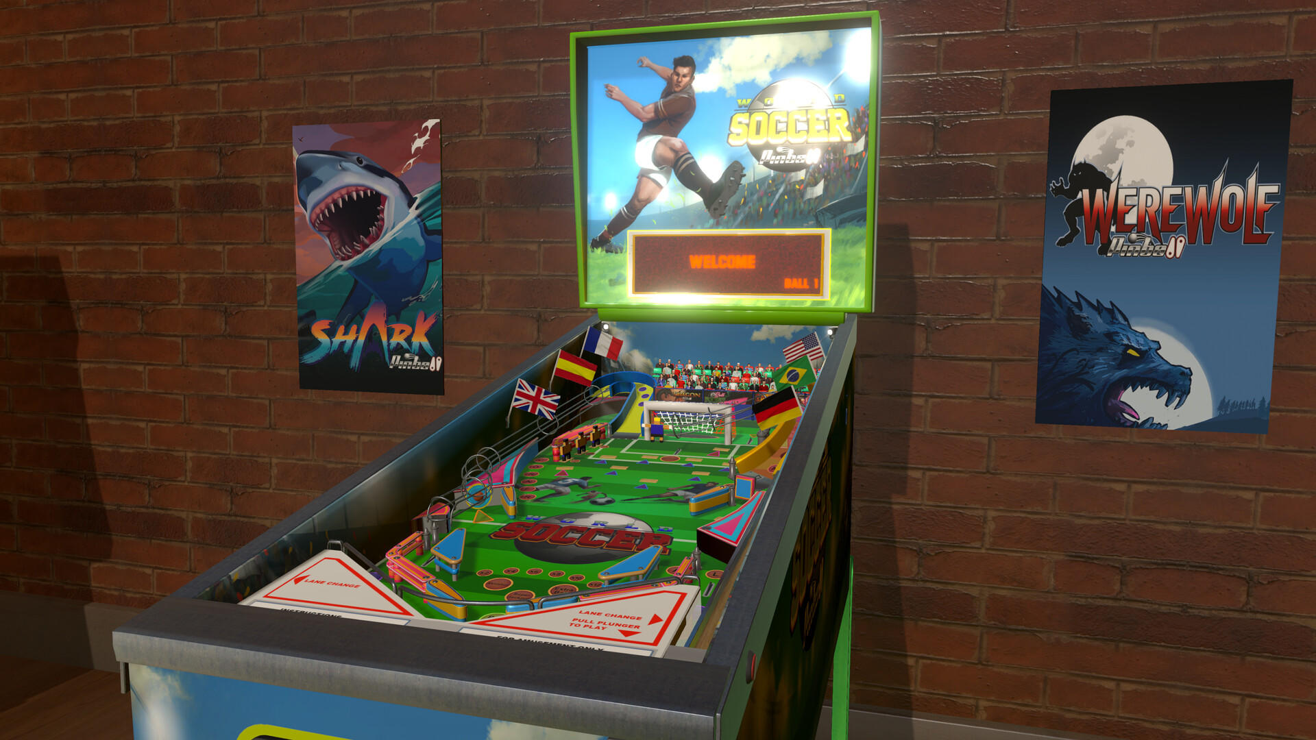Скриншот игры World Soccer Pinball