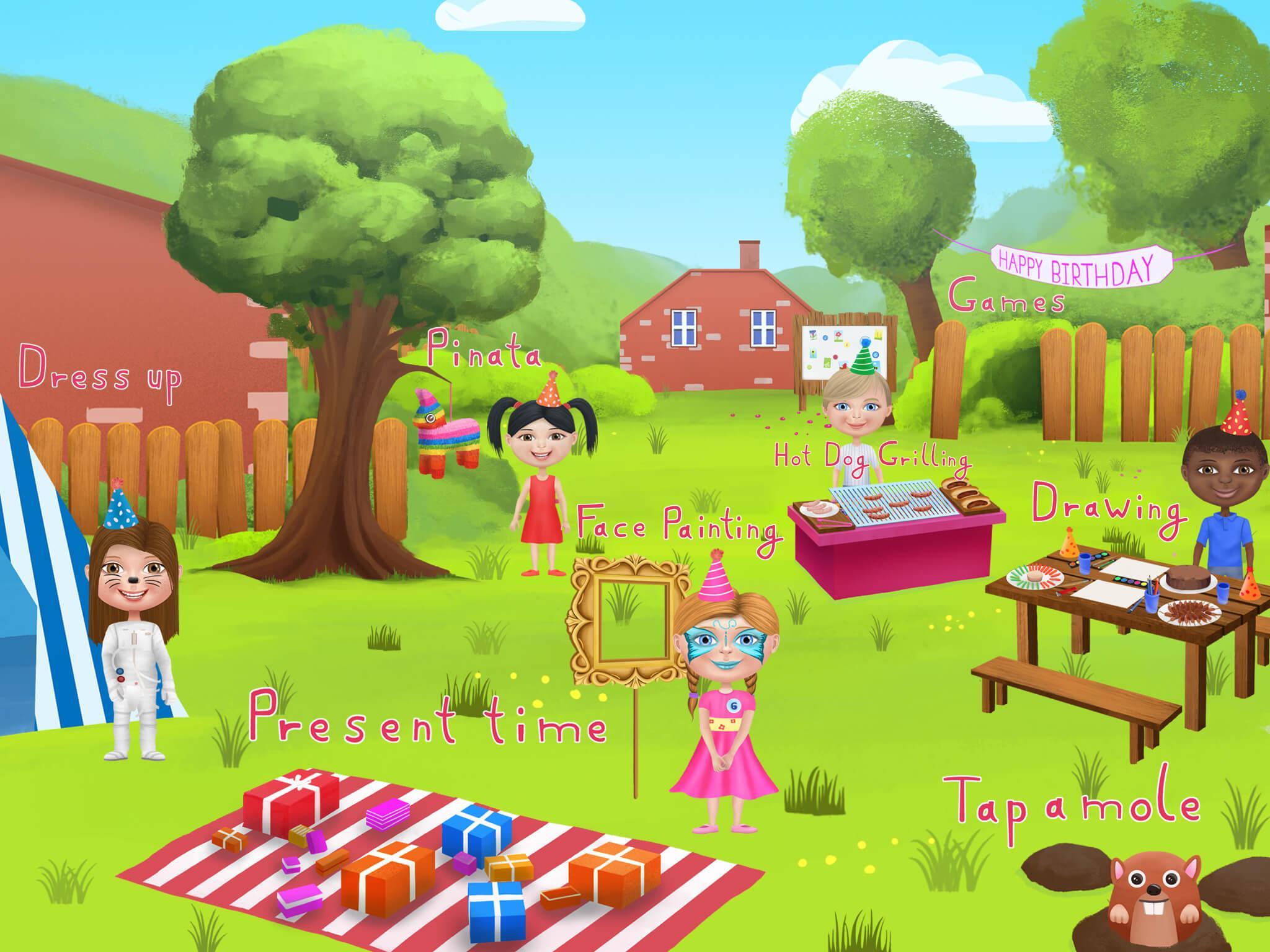 Скриншот игры Birthday Girl BBQ Party