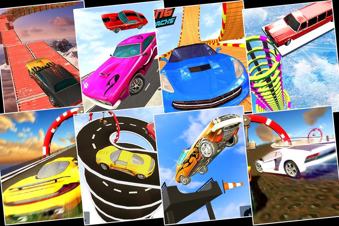 Screenshot of Impossible GT Car Driving Tracks: Big Car Jumps