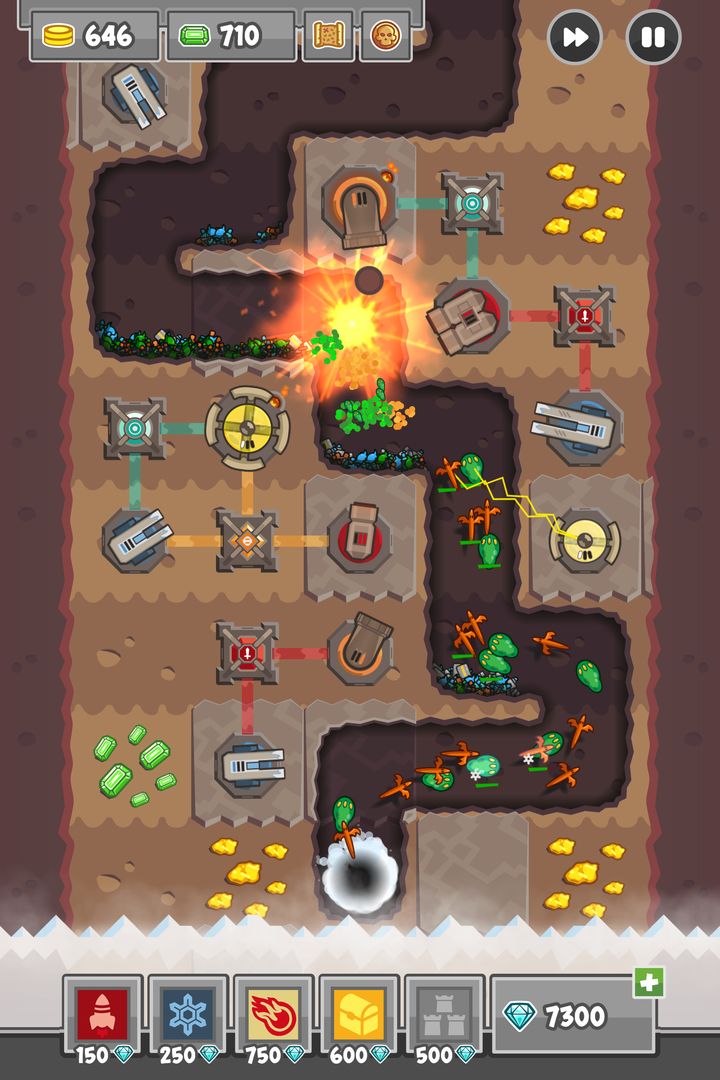 Digfender: Tower Defense TD screenshot game