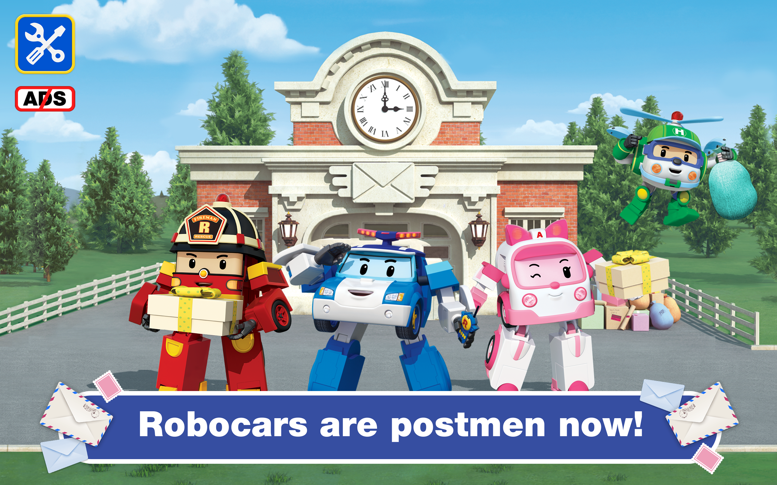 Robocar Poli: Postman Games! ภาพหน้าจอเกม