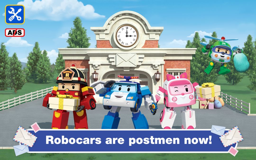 Screenshot of Robocar Poli: Postman Games!
