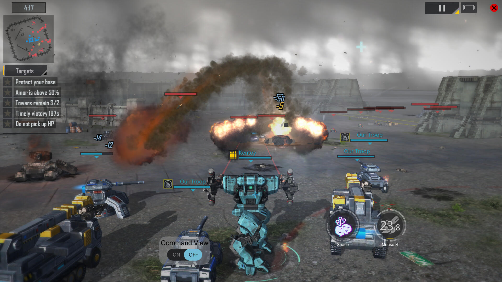 DeathGearX ゲームのスクリーンショット