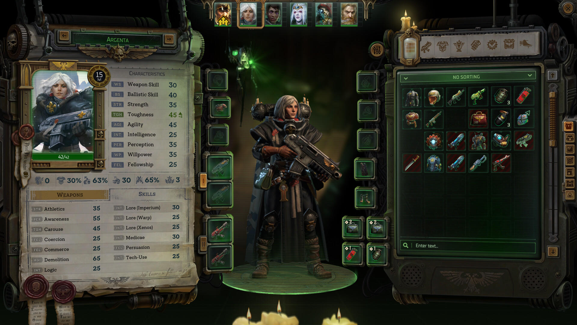 Warhammer 40,000: Rogue Trader遊戲截圖