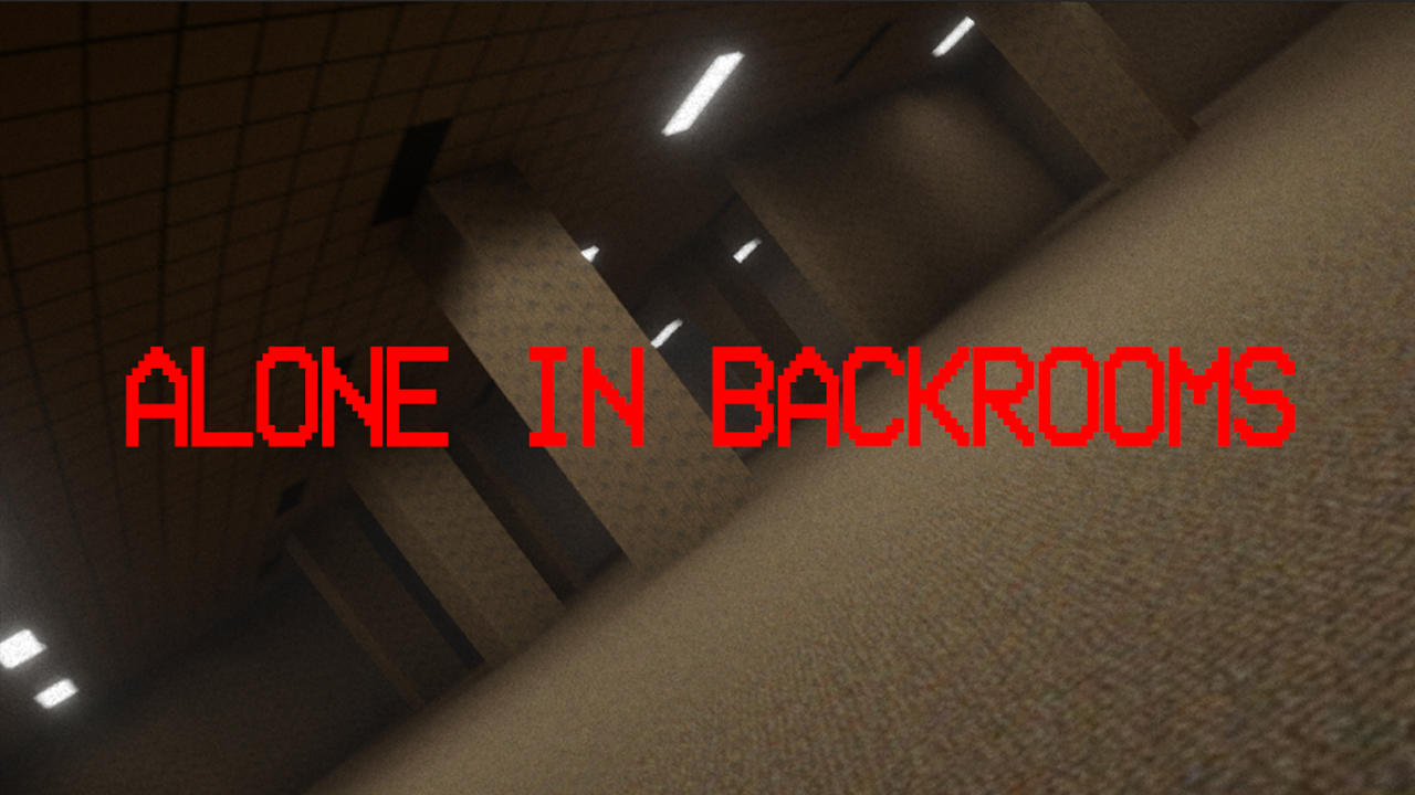 Alone In Backrooms Game Screenshot