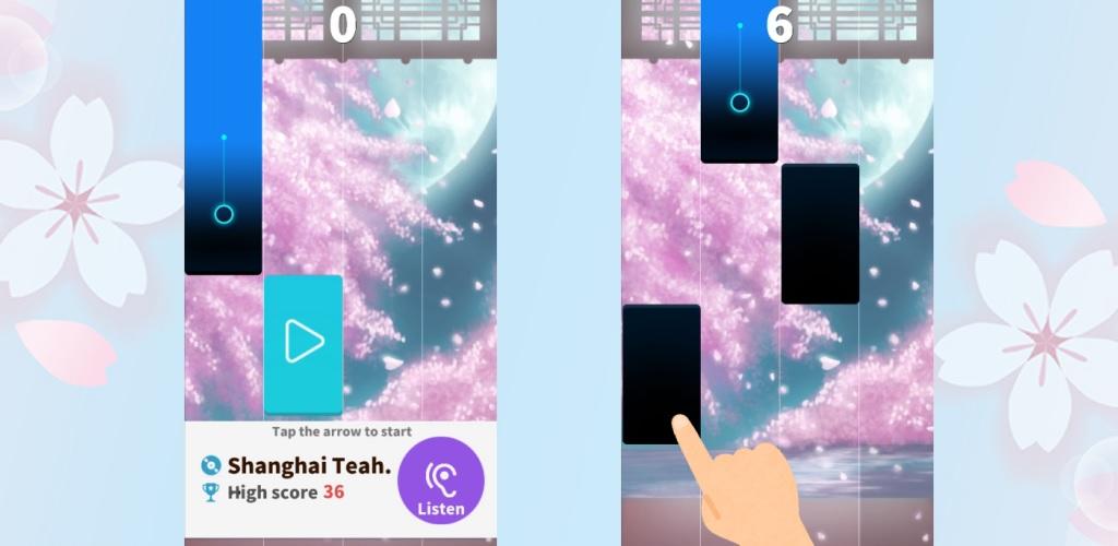 Banner of 東方ピアノゲームタイル - Touhou Piano 