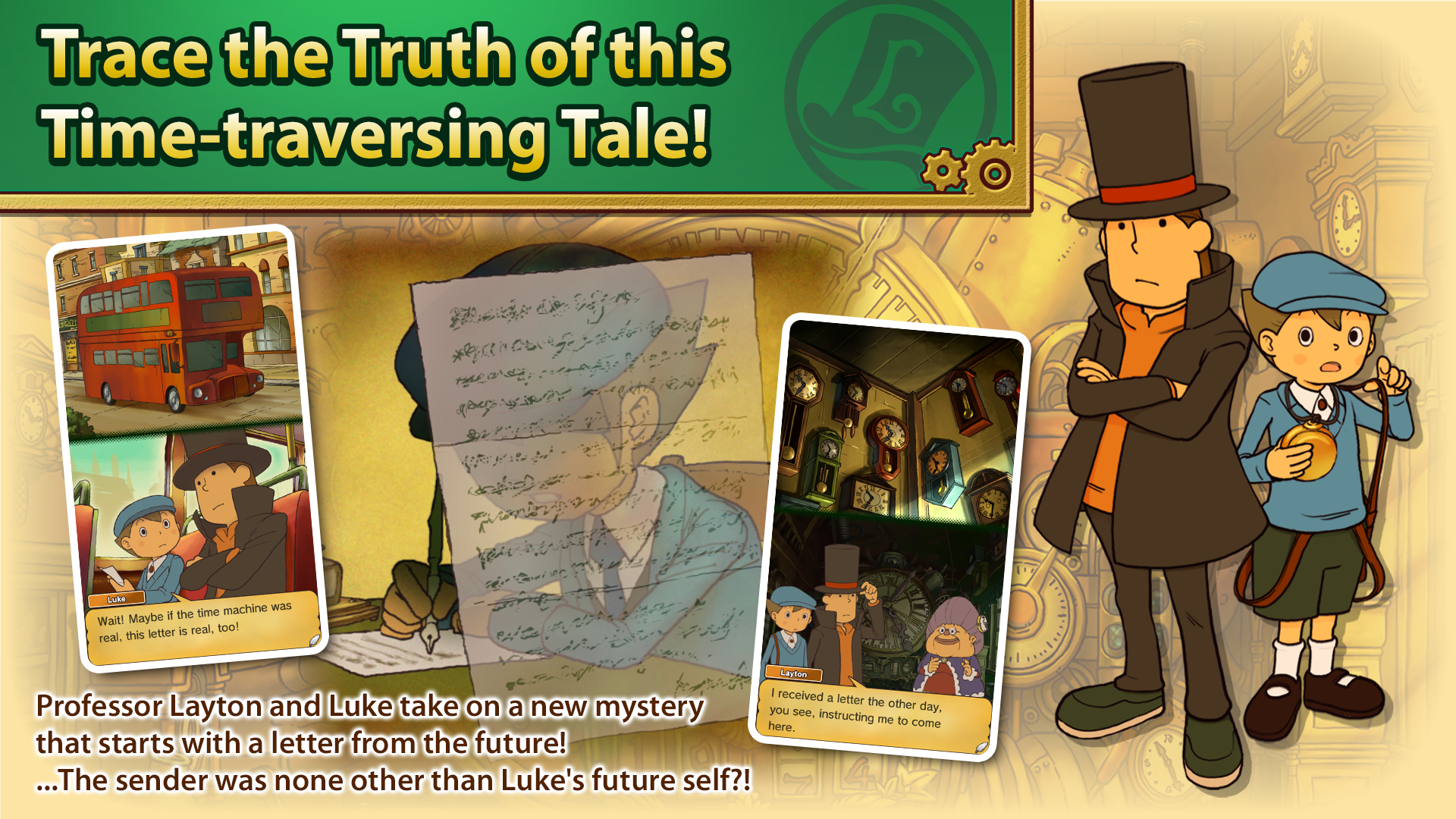 Layton: Lost Future in HD Game Screenshot