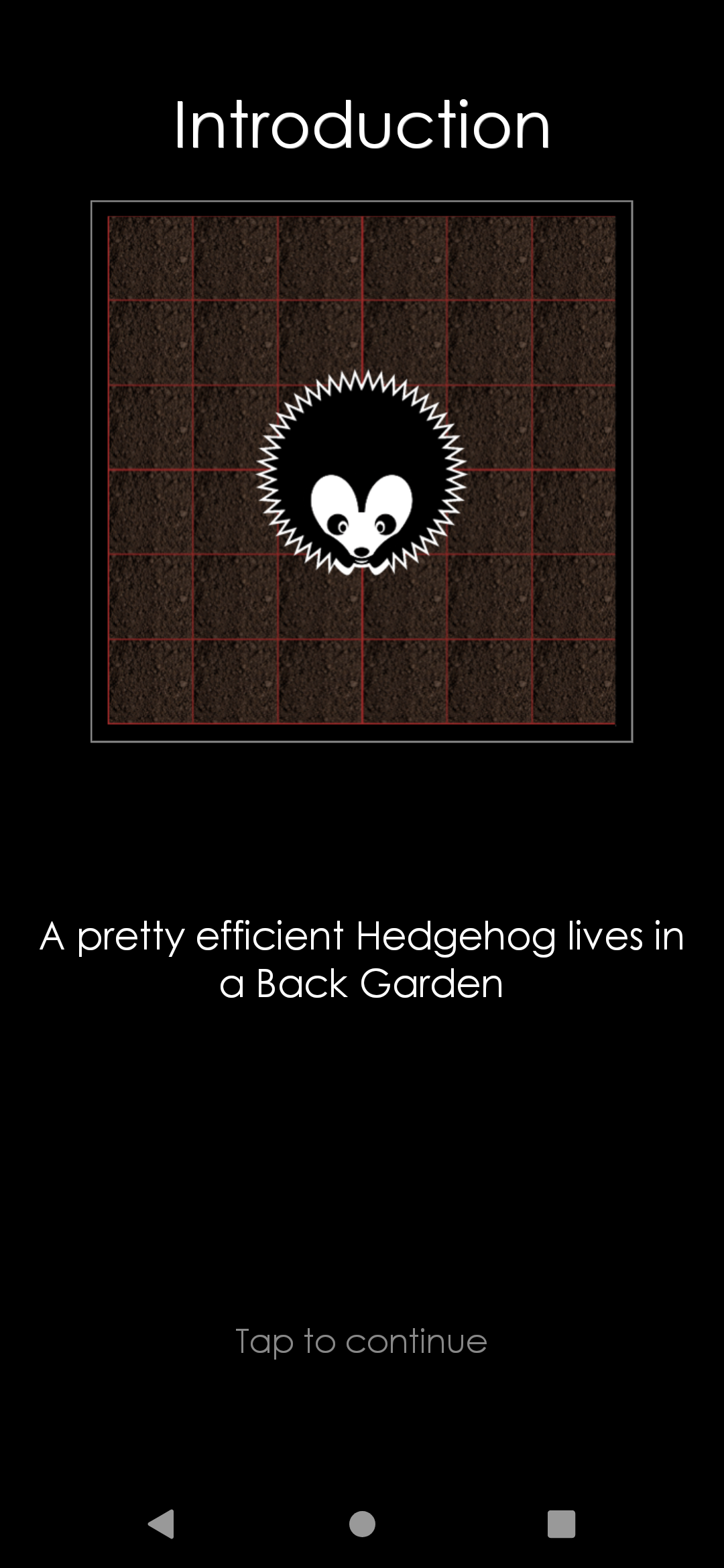 Captura de Tela do Jogo Hedgehog Gardens