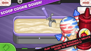 Papa's Scooperia To Go! Game Screenshot