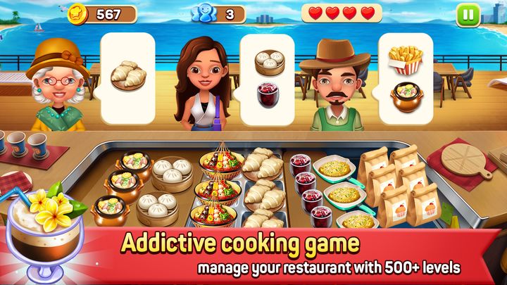 Screenshot 1 of Fast Restaurant - Crazy Cooking Chef madness 1.2