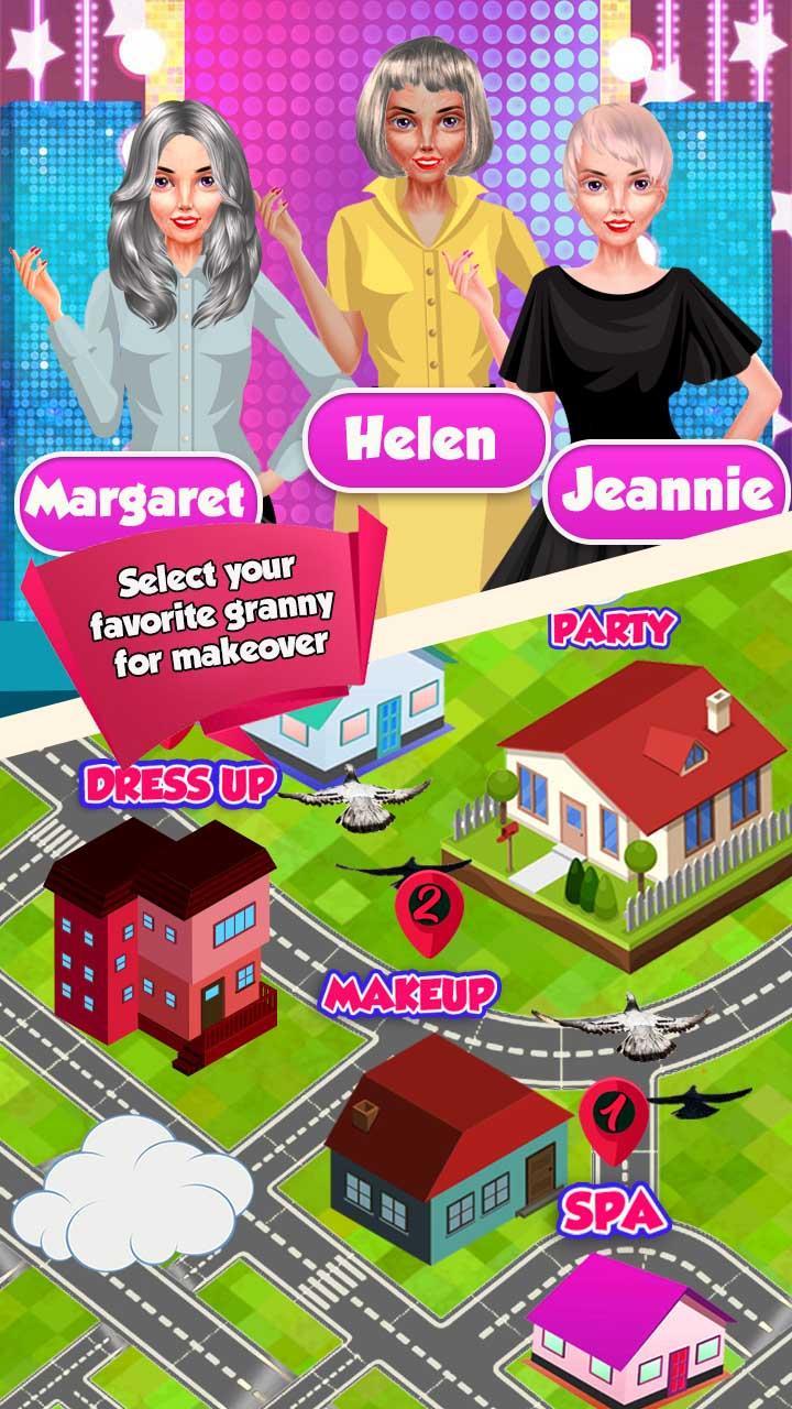 Grandmommy Makeover Spa Salon ภาพหน้าจอเกม