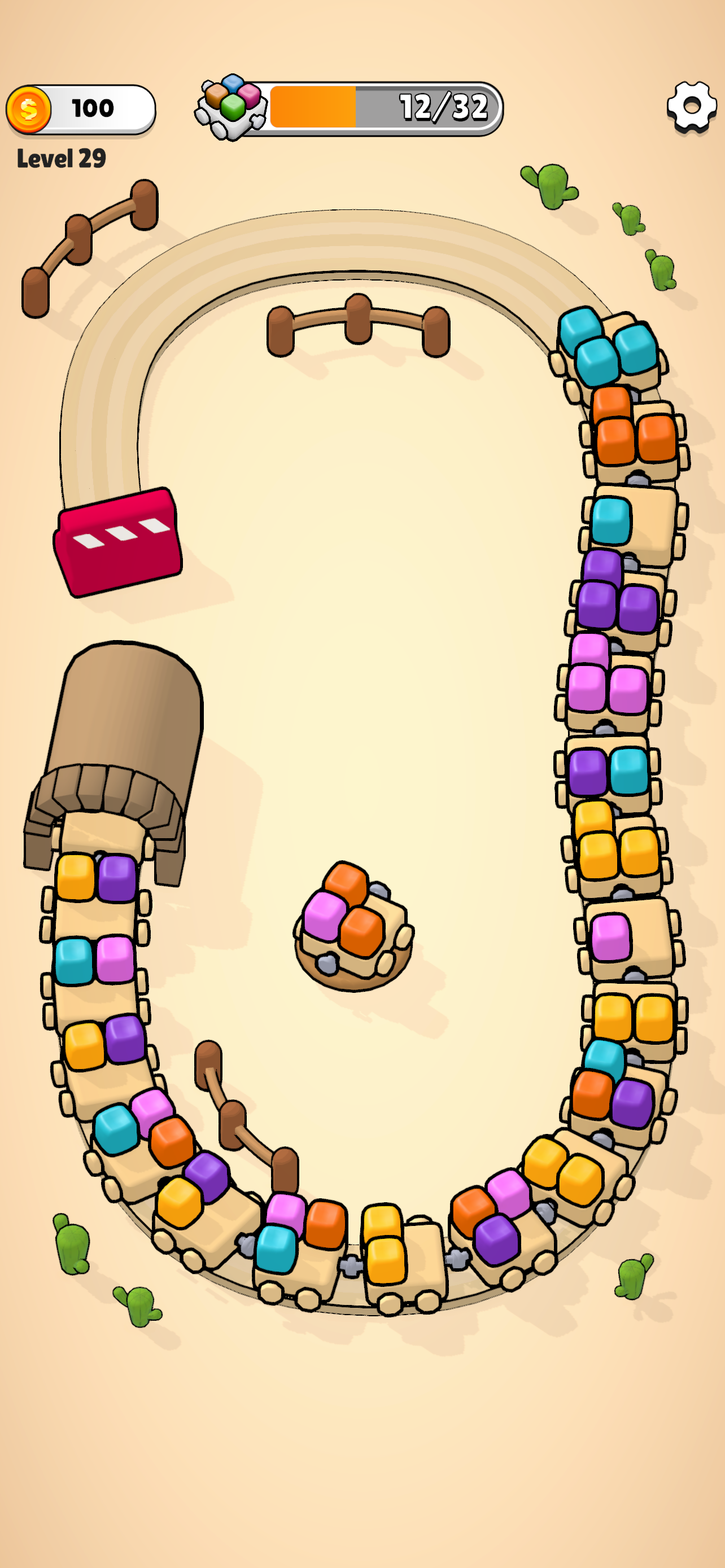 Cart Sort Game Screenshot