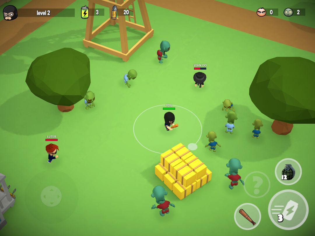 Screenshot of Zombie Royale io Offline Game