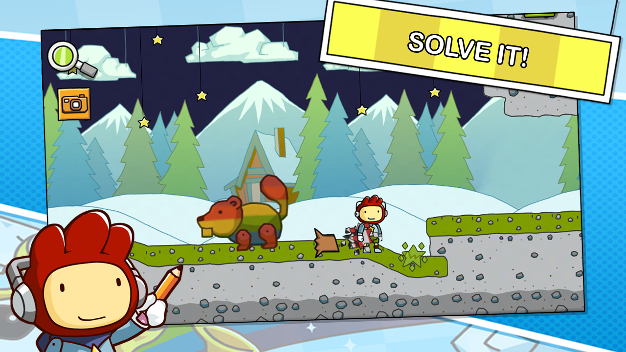 Scribblenauts Remix Game Screenshot