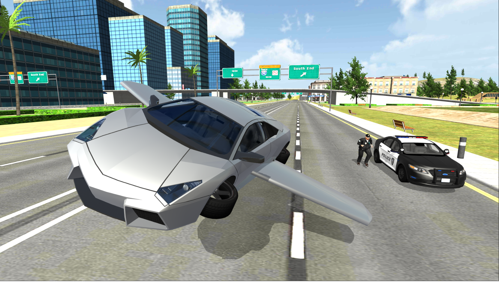 Flying Car City 3Dのキャプチャ