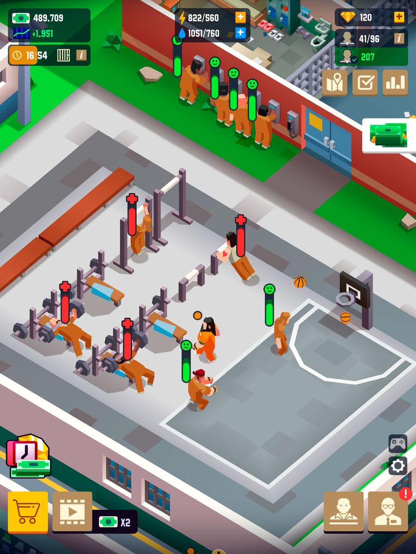 Prison Empire Tycoon - 방치형 게임 게임 스크린 샷