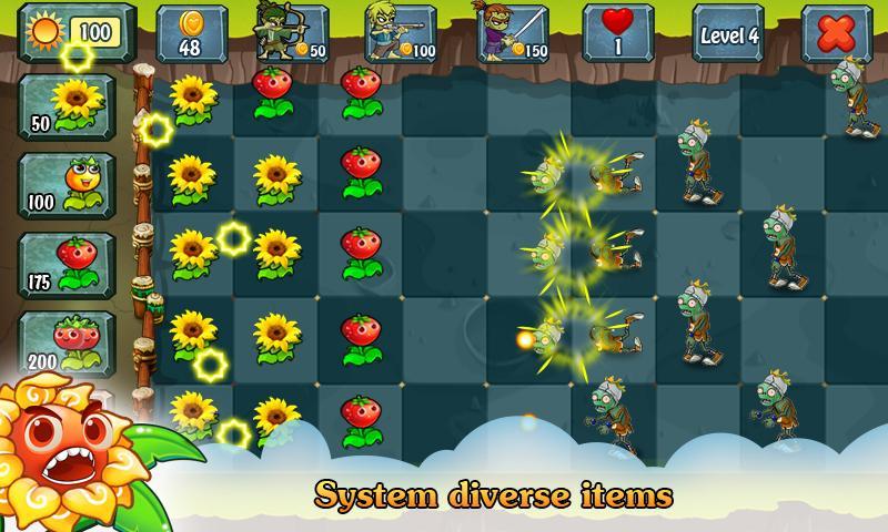 Screenshot of Angry Plants Fruits