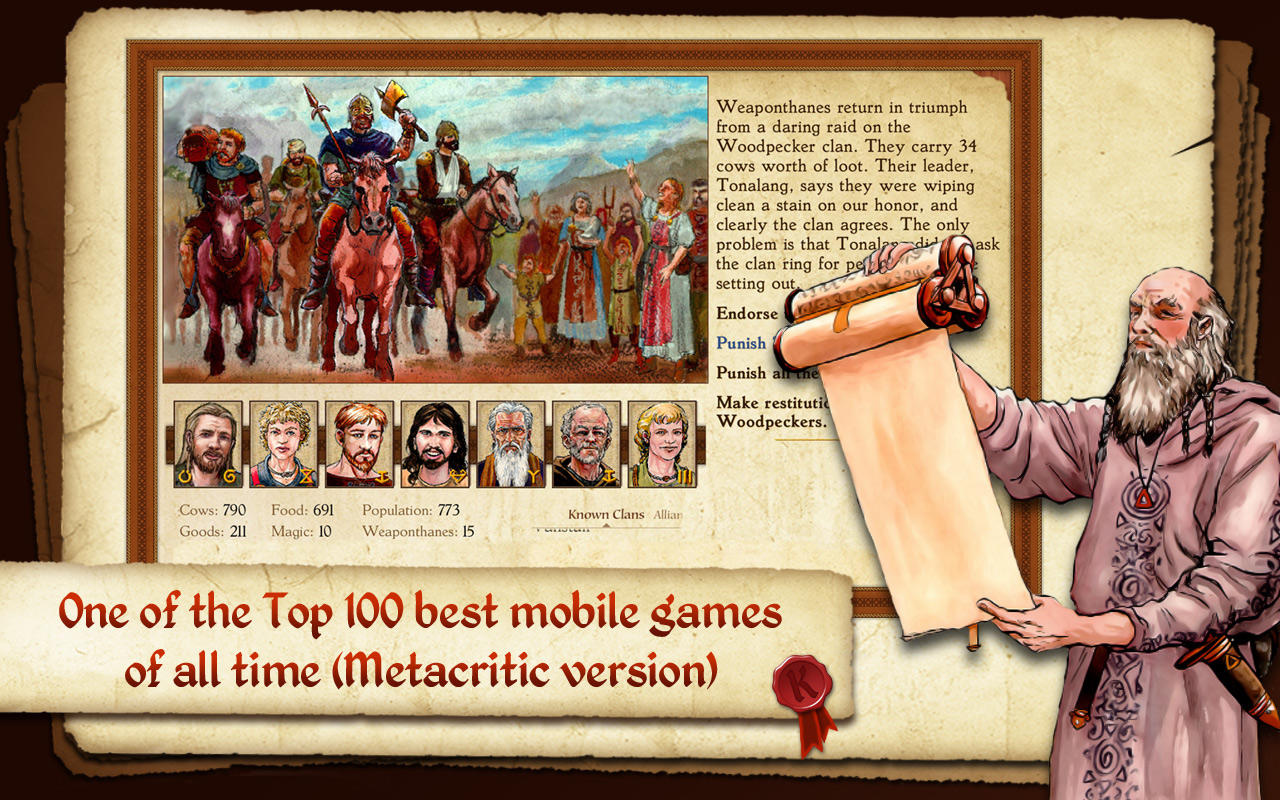 King of Dragon Pass: Text RPG Game Screenshot