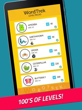 Word Trek - Word Brain streak Game Screenshot