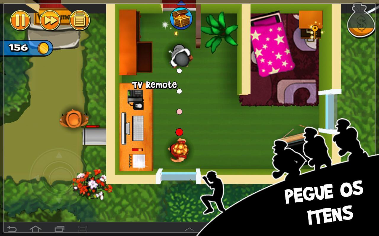 Captura de Tela do Jogo Robbery Bob - ladrão engraçado