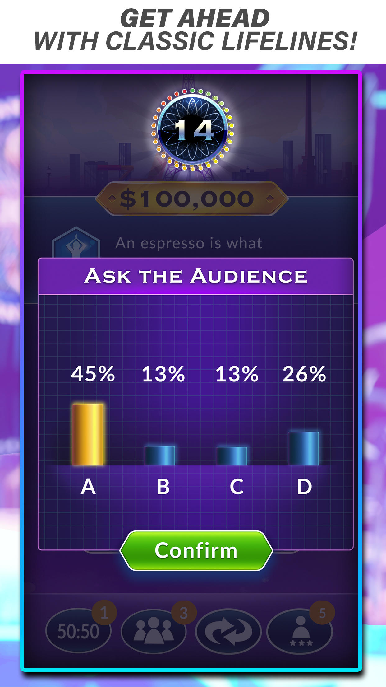 Official Millionaire Game Game Screenshot