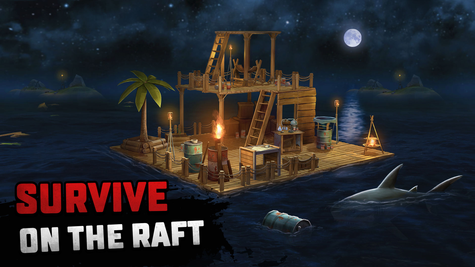 Screenshot of Raft Survival: Ocean Nomad - Simulator
