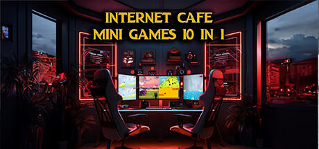 Banner of Internet Cafe Mini Games 10 in 1 