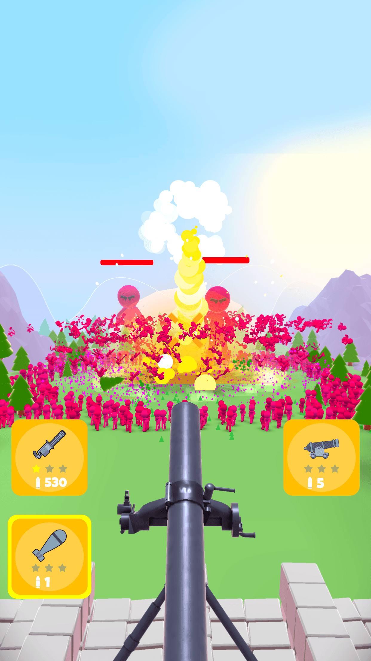 Captura de Tela do Jogo Crowd Defense