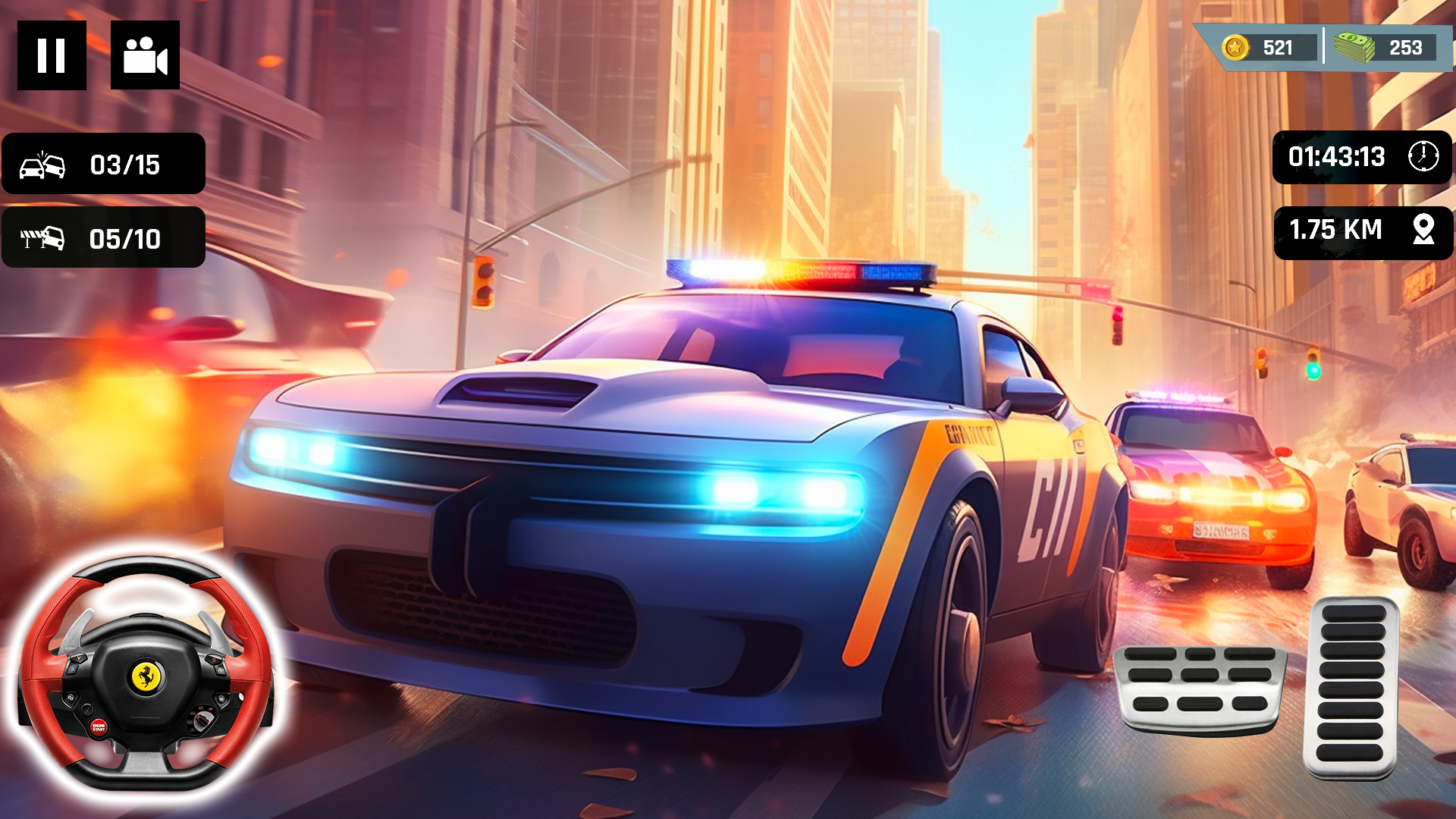 Kids Police Games Thief games android iOS apk download for free