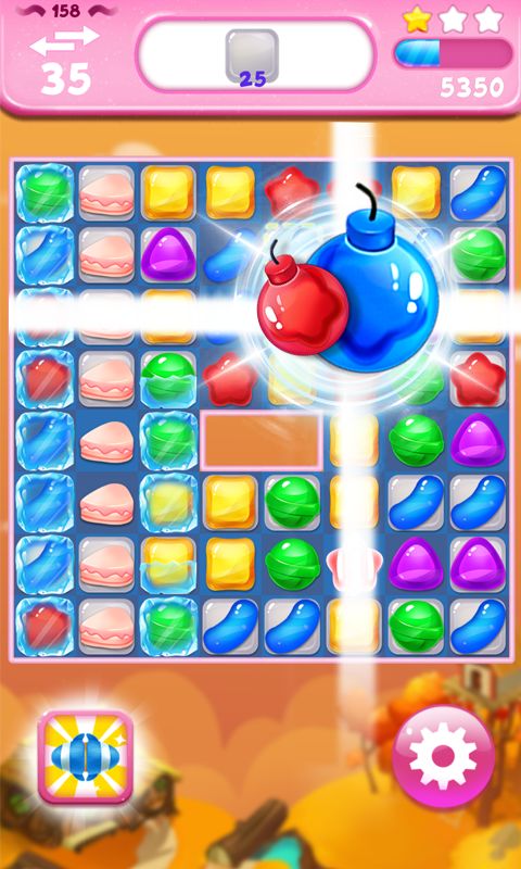 Sweet Candy Splash screenshot game