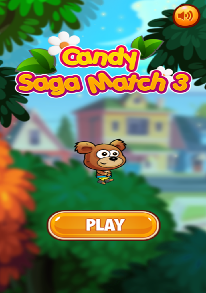 Candy Saga Match 3 Game Screenshot