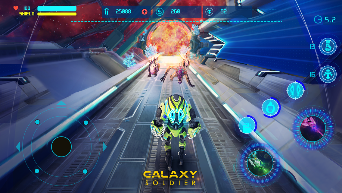 Galaxy Soldier - Alien Shooter Game Screenshot